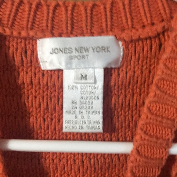 Jones New York Burnt Orange Sweater HalterTank Top - Picture 2 of 6